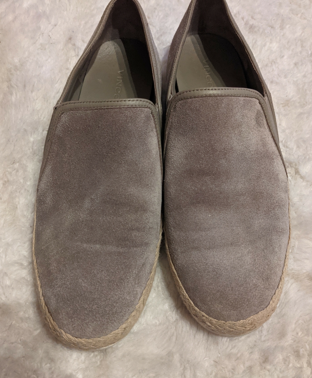 Vince Suede Rope Sidewall Slip Ons